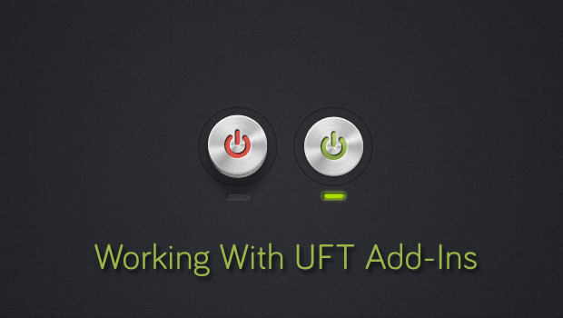 Working With UFT add ins