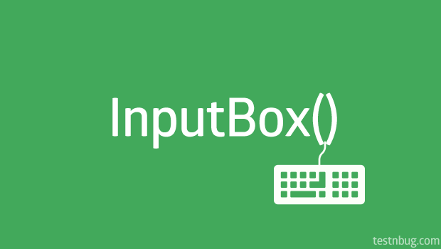 Input-box in UFT QTP
